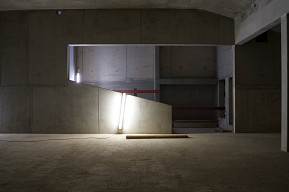 Innenansicht des zukünftigen Untergeschosses des Neubaus, Bauhaus-Archiv / Museum für Gestaltung Berlin, April 2023 © Catrin Schmitt